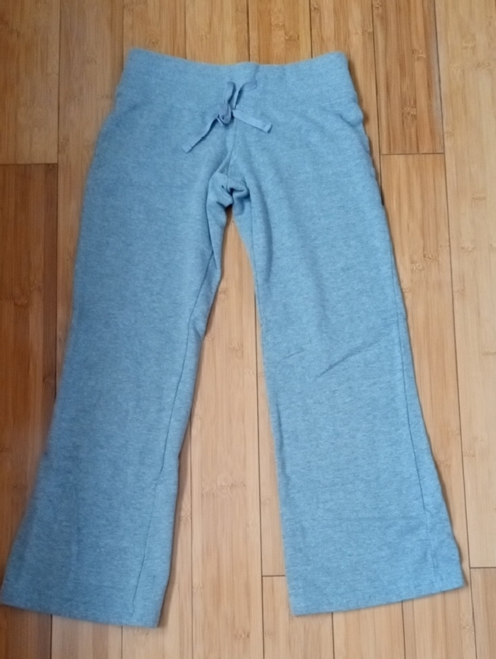 Guess Heather Gray Drawstring Track Pants. Size Small